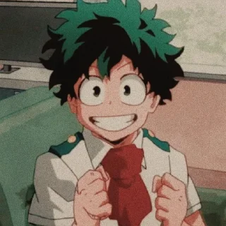 Sticker from Midoriya Izuku /@anime_sticker_pack