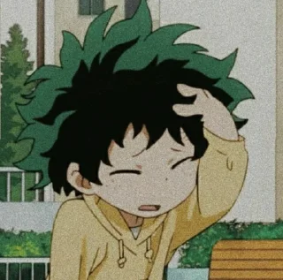 Sticker from Midoriya Izuku /@anime_sticker_pack