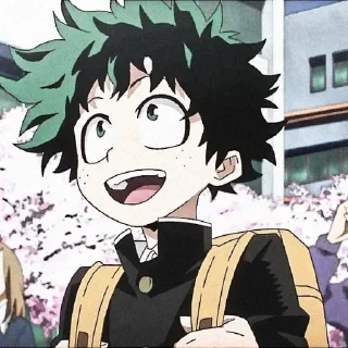 Sticker from Izuku midoriya