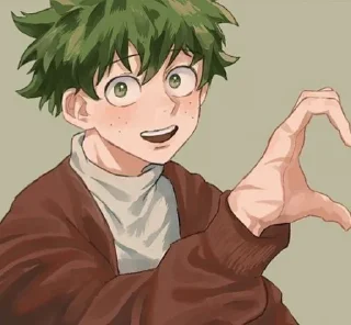 Sticker from Midoriya izuku