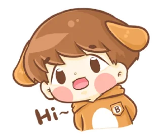 Sticker from Baby 'B' Ver.2 @bistic