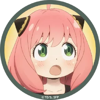 😮 emoji Anya Telegram sticker 2 of 40