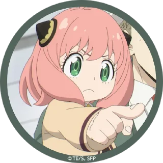 👉 emoji Anya Telegram sticker 12 of 40