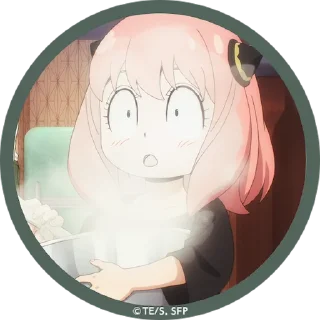 😳 emoji Anya Telegram sticker 3 of 40