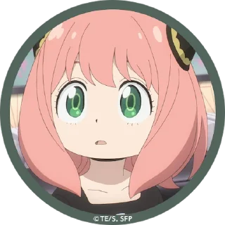 😯 emoji Anya Telegram sticker 14 of 40
