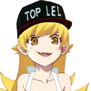 🍩 emoji Shinobu Oshino @Anime_Sticker_noob Telegram sticker 7 of 26