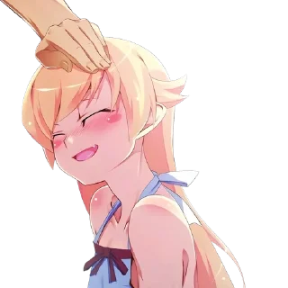🍩 emoji Shinobu Oshino @Anime_Sticker_noob Telegram sticker 21 of 26