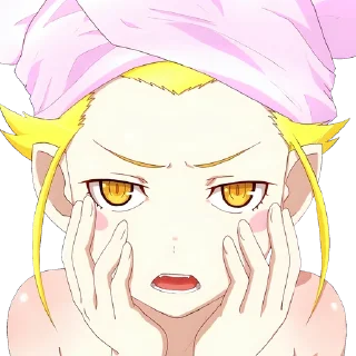 🍩 emoji Shinobu Oshino @Anime_Sticker_noob Telegram sticker 5 of 26