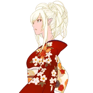 🍩 emoji Shinobu Oshino @Anime_Sticker_noob Telegram sticker 2 of 26