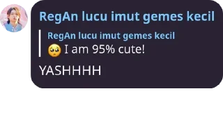 Sticker from regan say