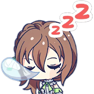 😴 emoji 文静 Telegram sticker 3 of 24