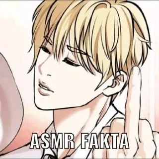 🖕 emoji Kuroda Ryuhei by: @Uwamiee Telegram sticker 18 of 35