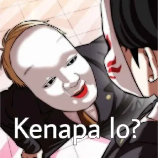🖕 emoji Kuroda Ryuhei by: @Uwamiee Telegram sticker 3 of 35
