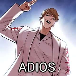 🖕 emoji Kuroda Ryuhei by: @Uwamiee Telegram sticker 11 of 35