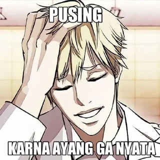 🖕 emoji Kuroda Ryuhei by: @Uwamiee Telegram sticker 20 of 35