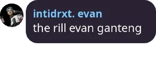 Sticker from Evan