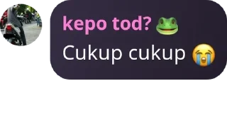 😭 emoji GABUT NONGKI☕️ pack by @QuotLyBot Telegram sticker 5 of 120