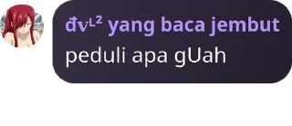 Sticker from yang baca jembut