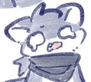😢 emoji 一只路过的岚 @furrystickercn Telegram sticker 16 of 97