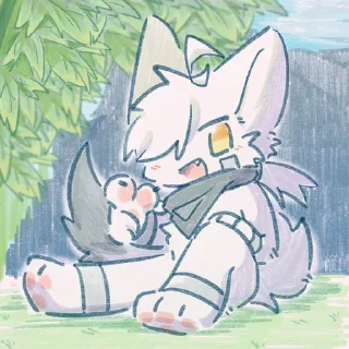 😊 emoji 一只路过的岚 @furrystickercn Telegram sticker 9 of 97