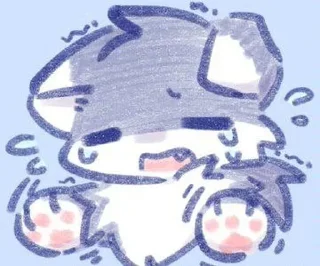 😰 emoji 一只路过的岚 @furrystickercn Telegram sticker 21 of 97