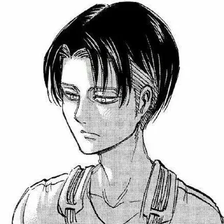 🛡️ emoji ᭝Levi Ackerman࿔ @Zyxvereo 𖢷 Telegram sticker 24 of 32