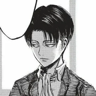 🛡️ emoji ᭝Levi Ackerman࿔ @Zyxvereo 𖢷 Telegram sticker 23 of 32