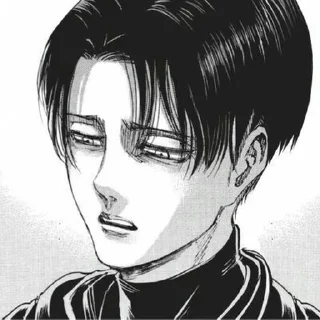 🛡️ emoji ᭝Levi Ackerman࿔ @Zyxvereo 𖢷 Telegram sticker 21 of 32