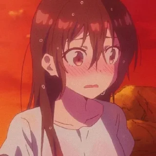 😰 emoji Chizuru Mizuhara @AnimesIndustryCG Telegram sticker 15 of 64
