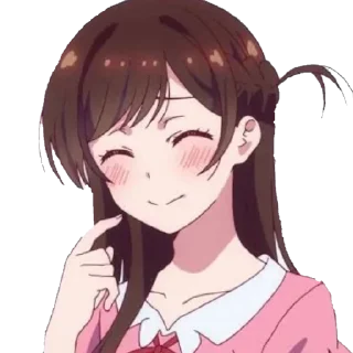 😅 emoji Chizuru Mizuhara @AnimesIndustryCG Telegram sticker 10 of 64