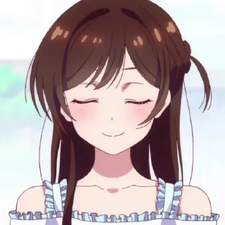 😌 emoji Chizuru Mizuhara - @Otakuzdream Telegram sticker 21 of 120