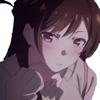 🤔 emoji Chizuru Mizuhara @AnimesIndustryCG Telegram sticker 11 of 64