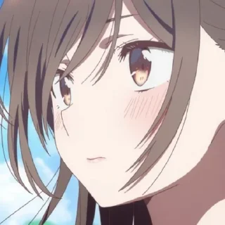 😟 emoji Chizuru Mizuhara @AnimesIndustryCG Telegram sticker 21 of 64