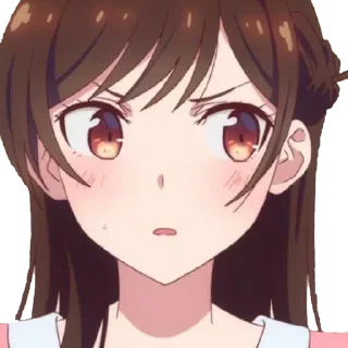 🧐 emoji Chizuru Mizuhara @AnimesIndustryCG Telegram sticker 8 of 64