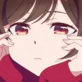 😐 emoji Chizuru Mizuhara @AnimesIndustryCG Telegram sticker 13 of 64