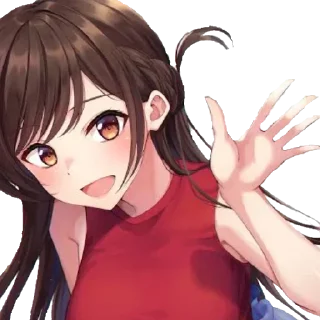 Sticker from Chizuru Mizuhara @AnimesIndustryCG