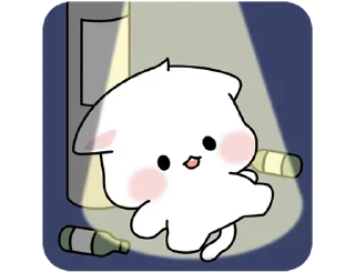 💬 emoji 뽀짝뽀짝! 막내 다다 By @KakaoEmoticon Telegram sticker 11 of 24