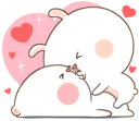 Sticker from TUAGOM:PUFFY BEAR AND RABBIT 2-NAB❤