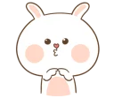 Sticker from Tuagom Puffy Rabbit By TORA JUNG