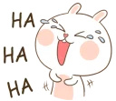 Sticker from Tuagom Puffy Rabbit By TORA JUNG