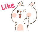 Sticker from Tuagom Puffy Rabbit By TORA JUNG