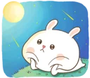 😞 emoji TUAGOM: PUFFY BEAR AND RABBIT 1-NAB❤ Telegram sticker 21 of 42