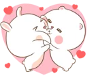 😍 emoji TUAGOM: PUFFY BEAR AND RABBIT 1-NAB❤ Telegram sticker 7 of 42