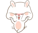 ❤ emoji TUAGOM: PUFFY BEAR AND RABBIT 1-NAB❤ Telegram sticker 10 of 42
