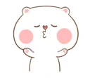 😚 emoji TUAGOM: PUFFY BEAR AND RABBIT 1-NAB❤ Telegram sticker 5 of 42
