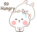 😋 emoji TUAGOM: PUFFY BEAR AND RABBIT 1-NAB❤ Telegram sticker 15 of 42