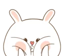 Sticker from TUAGOM: PUFFY BEAR AND RABBIT 1-NAB❤