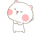 Sticker from TuaGom Puffy Bear and Rabbit by TORA JUNG