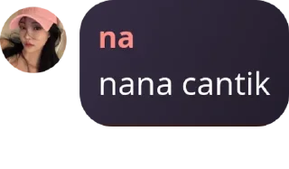 Sticker from nana cantik