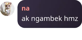 Sticker from nana cantik